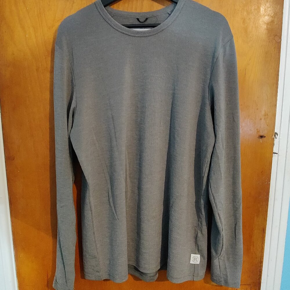 Reigning Champ Polartec Delta Long Sleeve Shirt Grey (L)